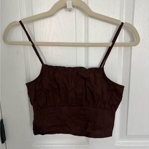 H&M Dark Brown Camisole Top